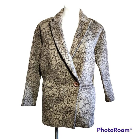 ASTR gray button jacket - Picture 1 of 6